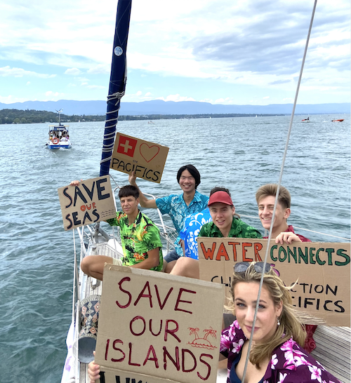 4 Pacific SOS youth activists on water credit Pacific SOS