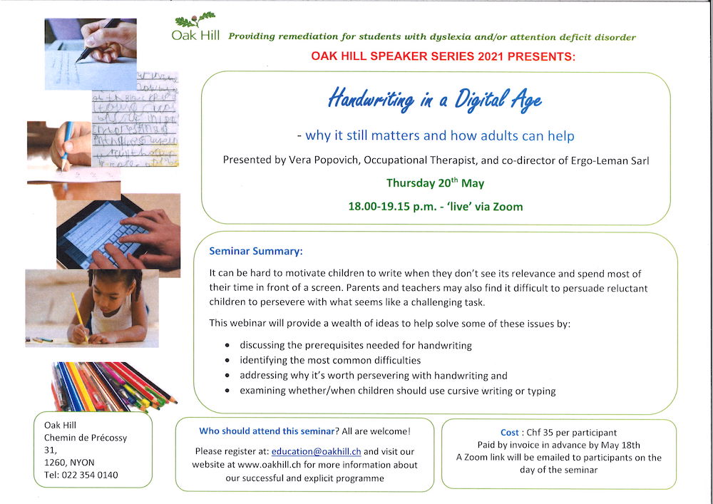 oakhillHandwriting Virtual Seminar Flyer copy