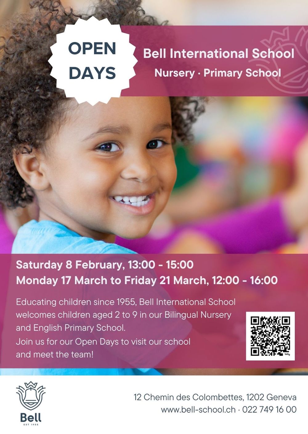 bell open days 8 Feb